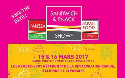 Sandwich & Snack Show – 15 & 16 mars 2017