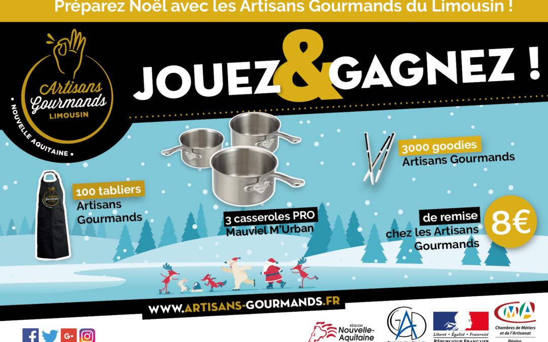 Préparez Noël avec les Artisans Gourmands du Limousin!