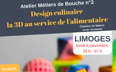 Design culinaire la 3D au service de l&rsquo;alimentaire