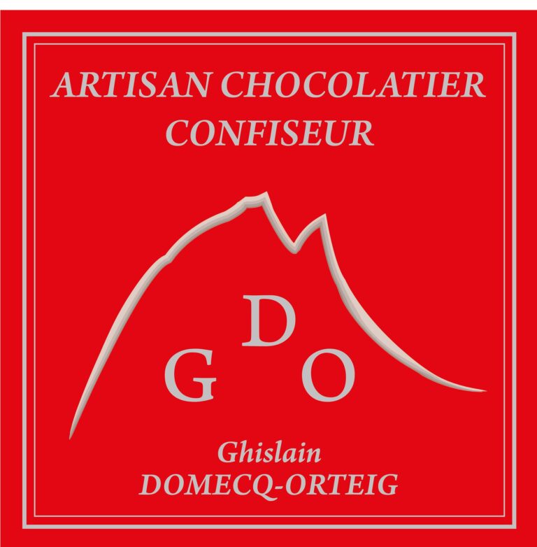 logo artisan confiseur chocolatier Ghislain Domecq Orteig a Laruns artisans gourmands pyrenees atlantiques 768x782