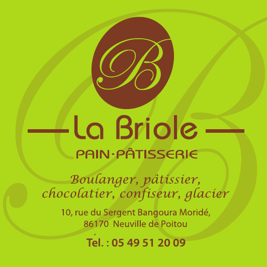 logo boulangerie patisserie la briole neuville de poitou artisans gourmand