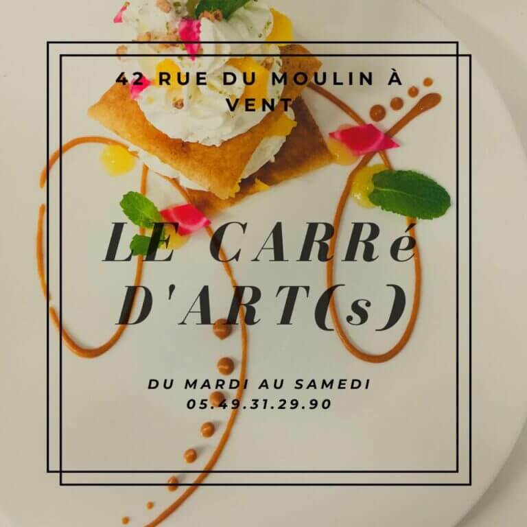 logo le carre darts restaurant a poitiers artisans gourmands vienne 768x768
