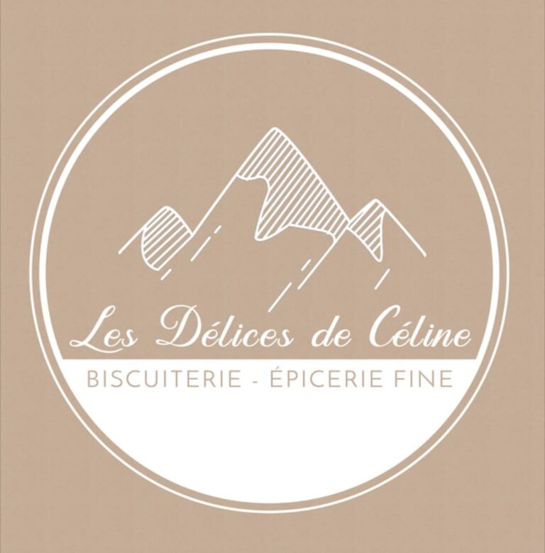 logo les delices de celine biscuiterie epicerie fine artisans gourmands pyrenees atlantiques 768x779