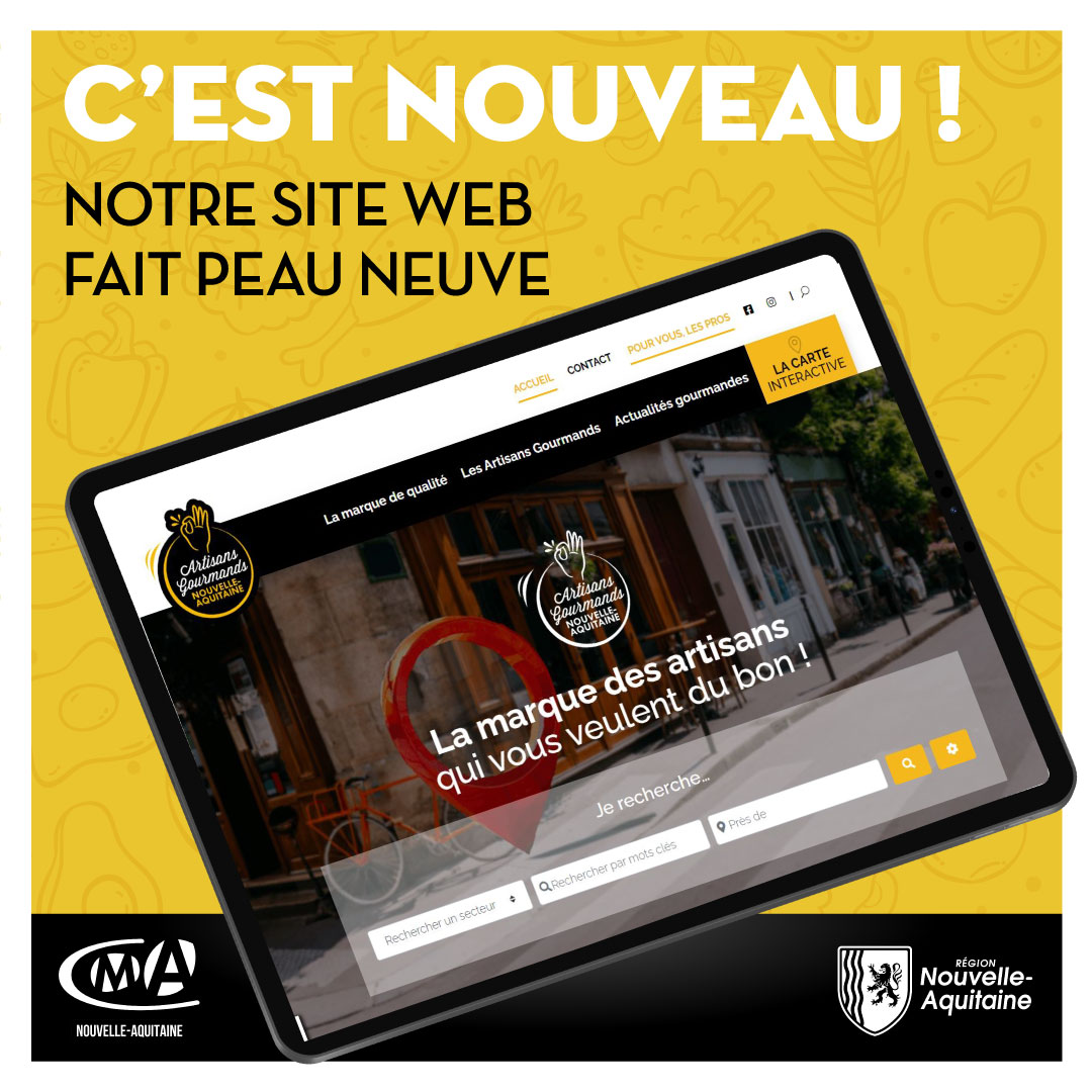nouveau site web 2022 artisans gourmands nouvelle aquitaine nouveau site web 2022 artisans gourmands nouvelle aquitaine