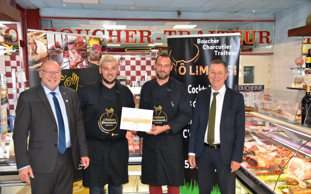 Remise de diplôme Artisans Gourmands en Haute-Vienne