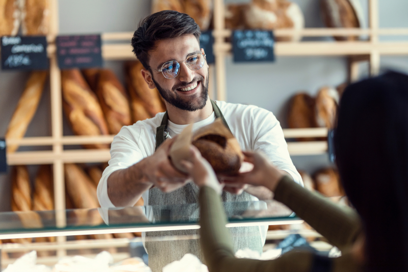 boulanger homme vente pain