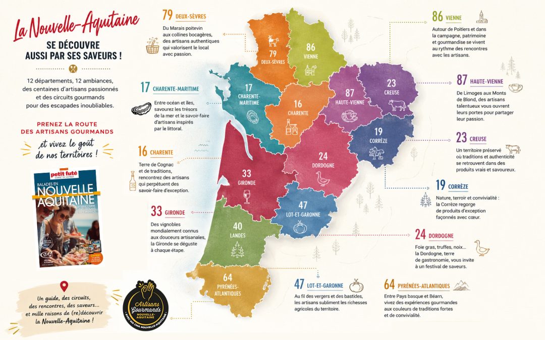 Balades Gourmandes : explorez la Nouvelle-Aquitaine